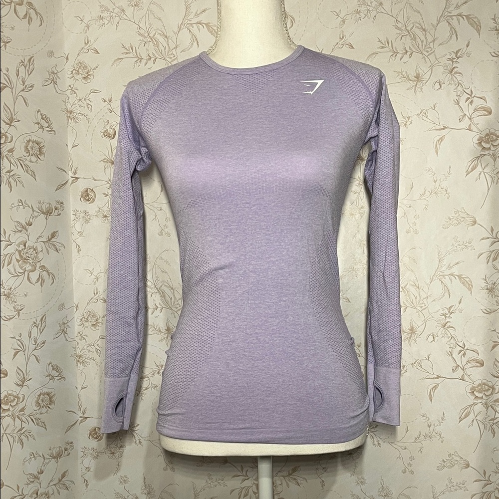 Gymshark Lavender Long Sleeve Tee